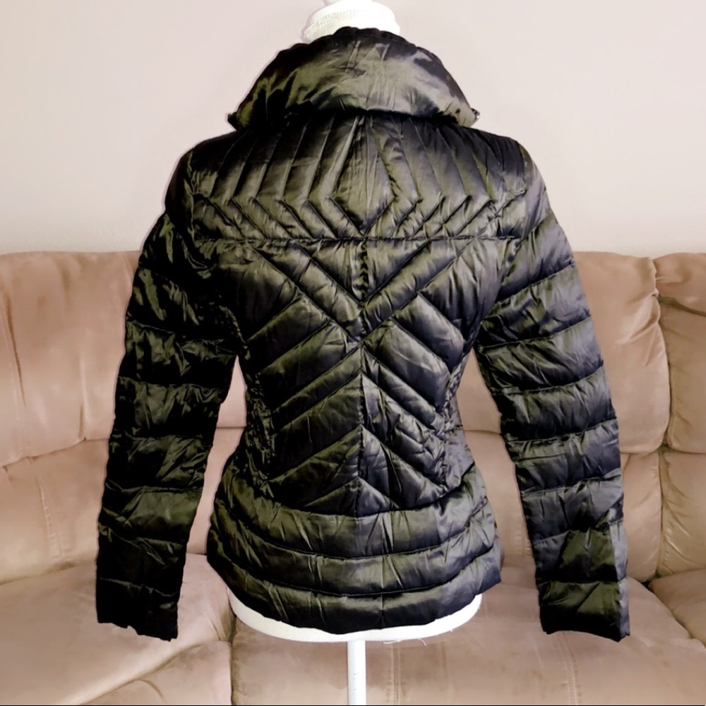 BERNARDO Olive Metallic Puffer Jacket - Picture 4 of 7